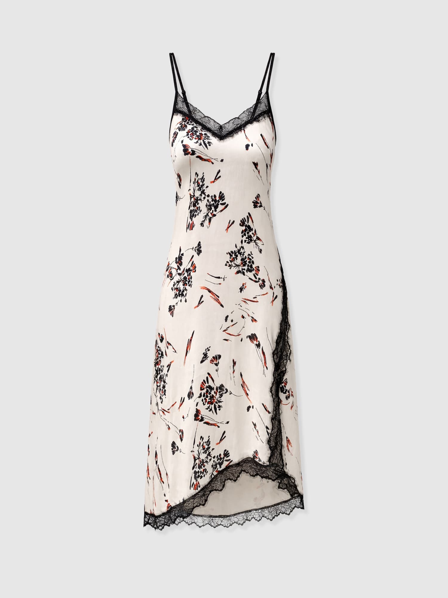 Harper Lace Cami Dress - White Mist Floral - Women's Dresses | Saint + Sofia® USA